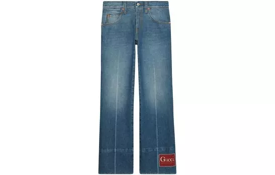 Мужские джинсы GUCCI, цвет Blue