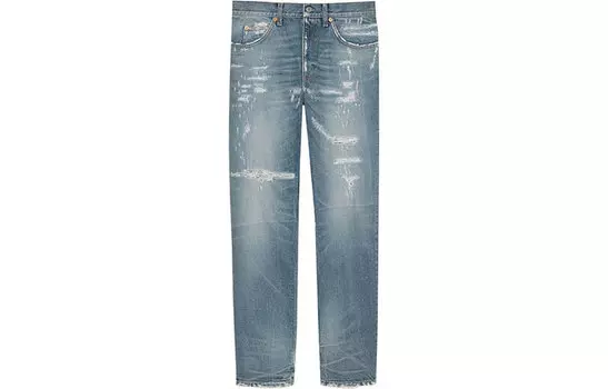 Мужские джинсы GUCCI, цвет Blue