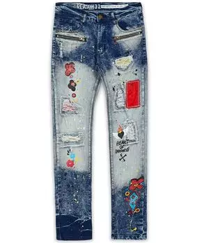 Мужские джинсы из денима heart of darkness Reason, синий