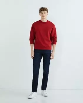 Мужские джинсы j06 узкого кроя с низкой посадкой Emporio Armani, индиго