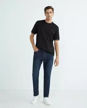 Мужские джинсы J175 классического кроя со средней низкой посадкой Emporio Armani, индиго