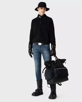 Мужские джинсы J175 классического кроя со средней низкой посадкой Emporio Armani, индиго