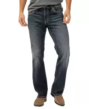 Мужские джинсы Jace Slim Fit Bootcut Silver Jeans Co., синий