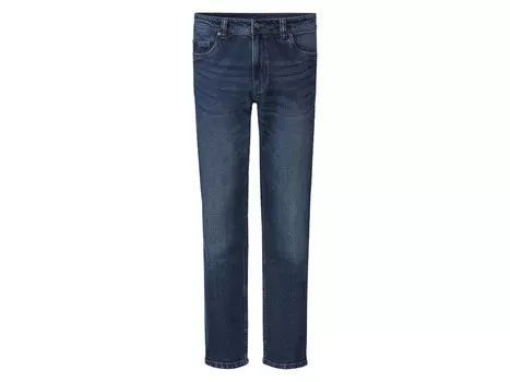 Мужские джинсы Livergy, прямого кроя, средняя высота талии, синий