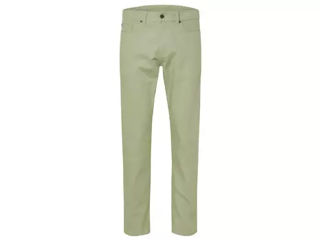 Мужские джинсы Livergy, свободный крой, длина до щиколотки, зеленый