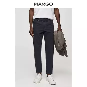 Мужские джинсы Mango свободные, темно-синий
