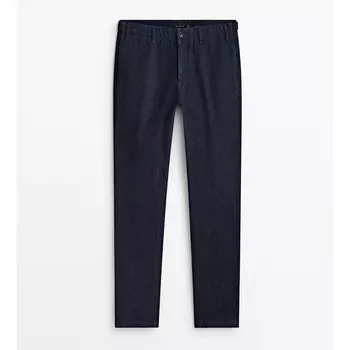 Мужские джинсы Massimo Dutti Co-ordinated tapered fit rinse wash, индиго