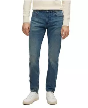 Мужские джинсы облегающего супермягкого денима Hugo Boss