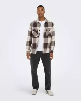 Мужские джинсы обычного кроя Only & Sons, черный