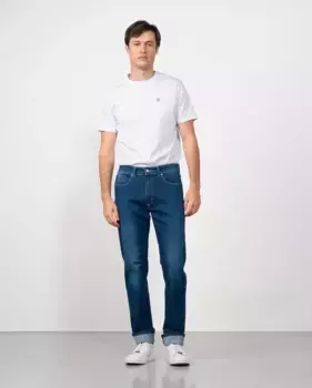 Мужские джинсы обычного кроя синего цвета Etiem, синий