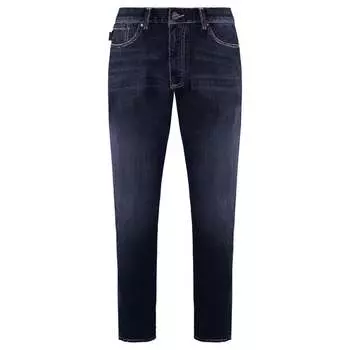 Мужские джинсы очень узкого кроя Emporio Armani, синий