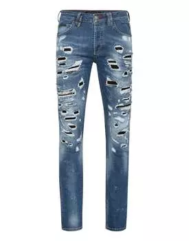 Мужские джинсы PHILIPP PLEIN, цвет baroque blue