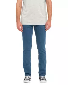 Мужские джинсы приталенного кроя модели Vorta синего цвета Volcom, цвет Azul ndigo
