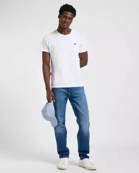 Мужские джинсы приталенного кроя Rider синего цвета Lee, синий индиго