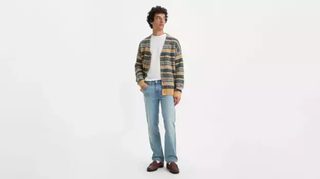 Мужские джинсы прямого кроя 514 Levi's, цвет Any Second Now - Medium Wash - Stretch