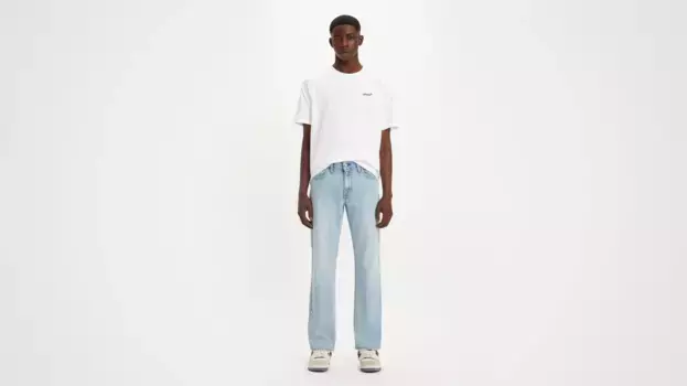Мужские джинсы прямого кроя 514 Levi's, цвет Thornback - Light Wash - Stretch