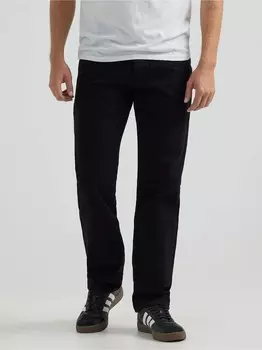 Мужские джинсы прямого кроя Lee 100% Cotton Heavyweight, черный