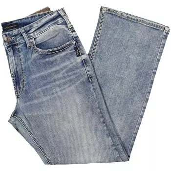 Мужские джинсы прямого кроя Zac Silver Jeans Co., цвет Indigo