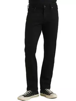 Мужские джинсы прямого покроя из денима со средней посадкой Lucky Brand, черный