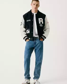 Мужские джинсы Red Bull Racing зауженного кроя Pepe Jeans, синий