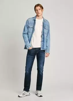 Мужские джинсы Regular Cash Pepe Jeans, синий