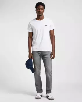 Мужские джинсы Rider slim fit серого цвета Lee, серый