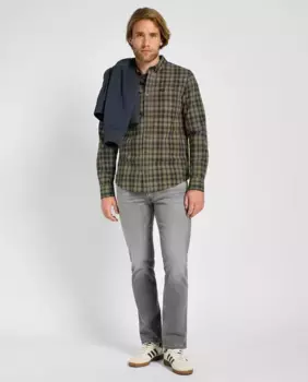 Мужские джинсы с 5 карманами Daren Zip Lee, серый