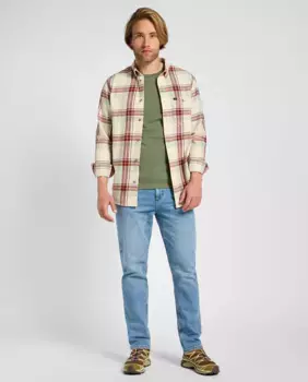 Мужские джинсы с пятью карманами Austin Lee, светло-голубой