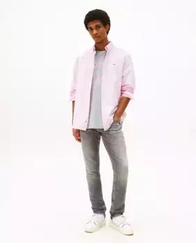 Мужские джинсы SCANTON slim fit с заниженной посадкой Tommy Jeans, темно-серый