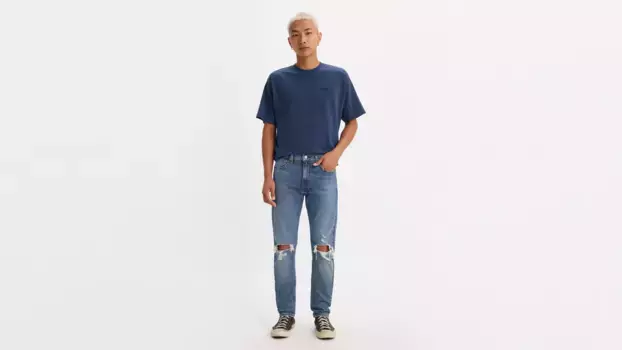 Мужские джинсы скинни 510 Levi's, цвет Just In Time - Medium Wash - Stretch