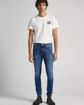 Мужские джинсы скинни Finsbury Pepe Jeans, синий