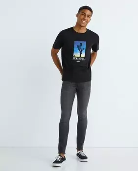 Мужские джинсы скинни Jack & Jones, черный
