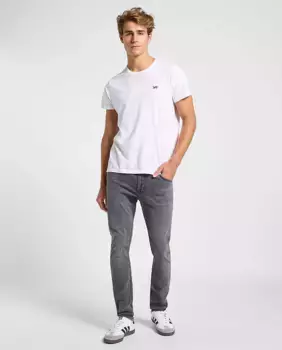 Мужские джинсы скинни Malone серого цвета Lee, серый