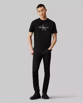 Мужские джинсы скинни с низкой посадкой Calvin Klein Jeans, синий