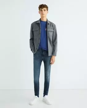 Мужские джинсы скинни Simon на средней посадке Tommy Jeans, черный