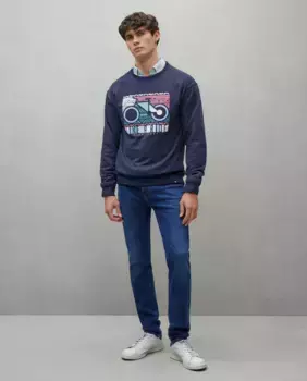 Мужские джинсы скинни стрейч Easy Wear, голубой