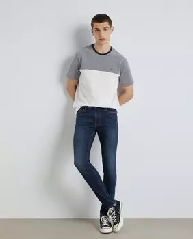 Мужские джинсы скинни стрейч Easy Wear, темно-синий