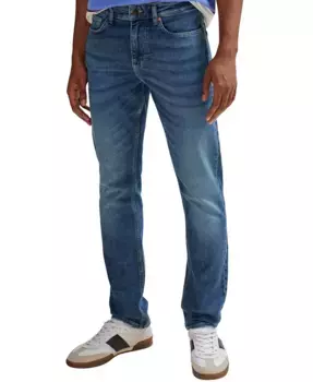 Мужские джинсы Slim-Fit Hugo Boss, синий
