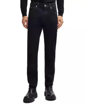 Мужские джинсы Slim-Fit из эластичного денима Hugo Boss, синий