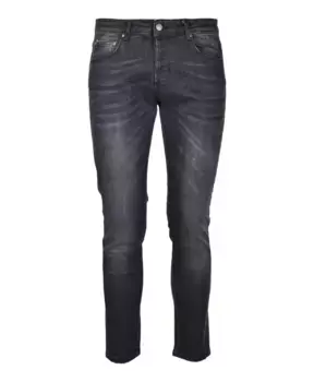 Мужские джинсы со смесью эластана Daniele Alessandrini, черный