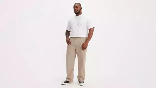 Мужские джинсы стандартного кроя 505 (большие и высокие) Levi's, коричневый