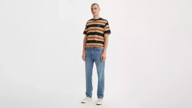 Мужские джинсы стандартного кроя 505 Levi's, цвет Hats Off - Medium Wash - Stretch