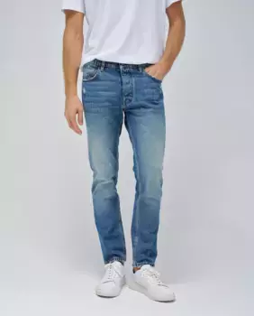 Мужские джинсы стандартного кроя с разрывами Salsa Jeans, синий