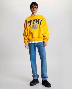 Мужские джинсы свободного кроя Ethan со средней посадкой Tommy Jeans, индиго