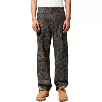 Мужские джинсы Timberland X, многоцветные Louis Vuitton, цвет Multicolor