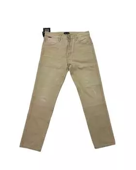 Мужские джинсы Tom Ford бежевого цвета