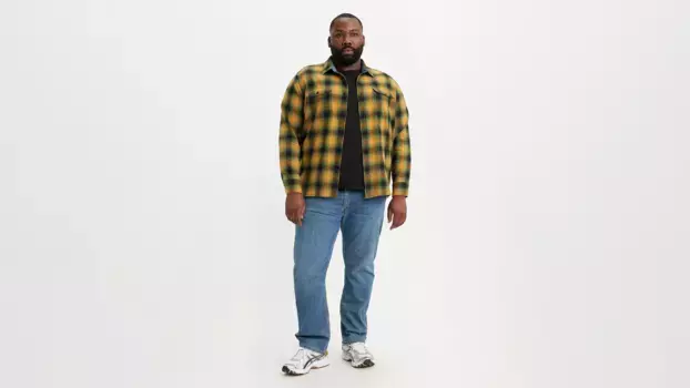 Мужские джинсы узкого кроя 511 (большие и высокие) Levi's, цвет Hit Snooze - Medium Wash - Stretch