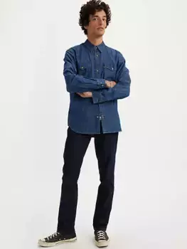 Мужские джинсы узкого кроя 511 Levi's, цвет Dark Hollow - Dark Wash - Stretch