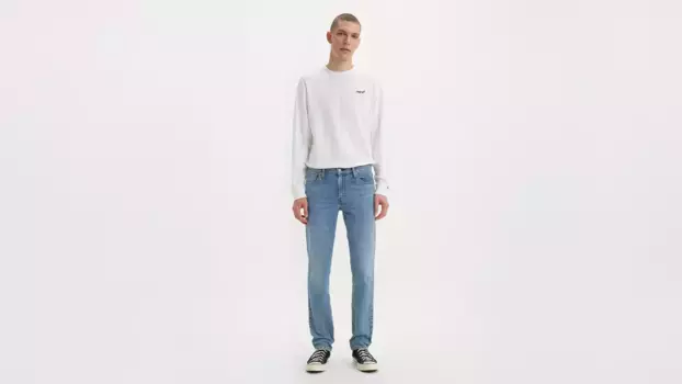 Мужские джинсы узкого кроя 511 Levi's, цвет Remain Calm - Medium Wash - Stretch