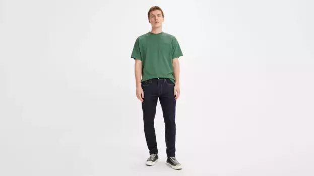 Мужские джинсы узкого кроя 512 (большие и высокие) Levi's, цвет Rock Cod - Dark Wash - Stretch